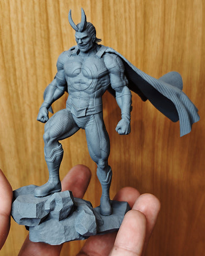Figura Exclusiva El Héroe Nº1 - 12 CM y 21 CM - RESINA