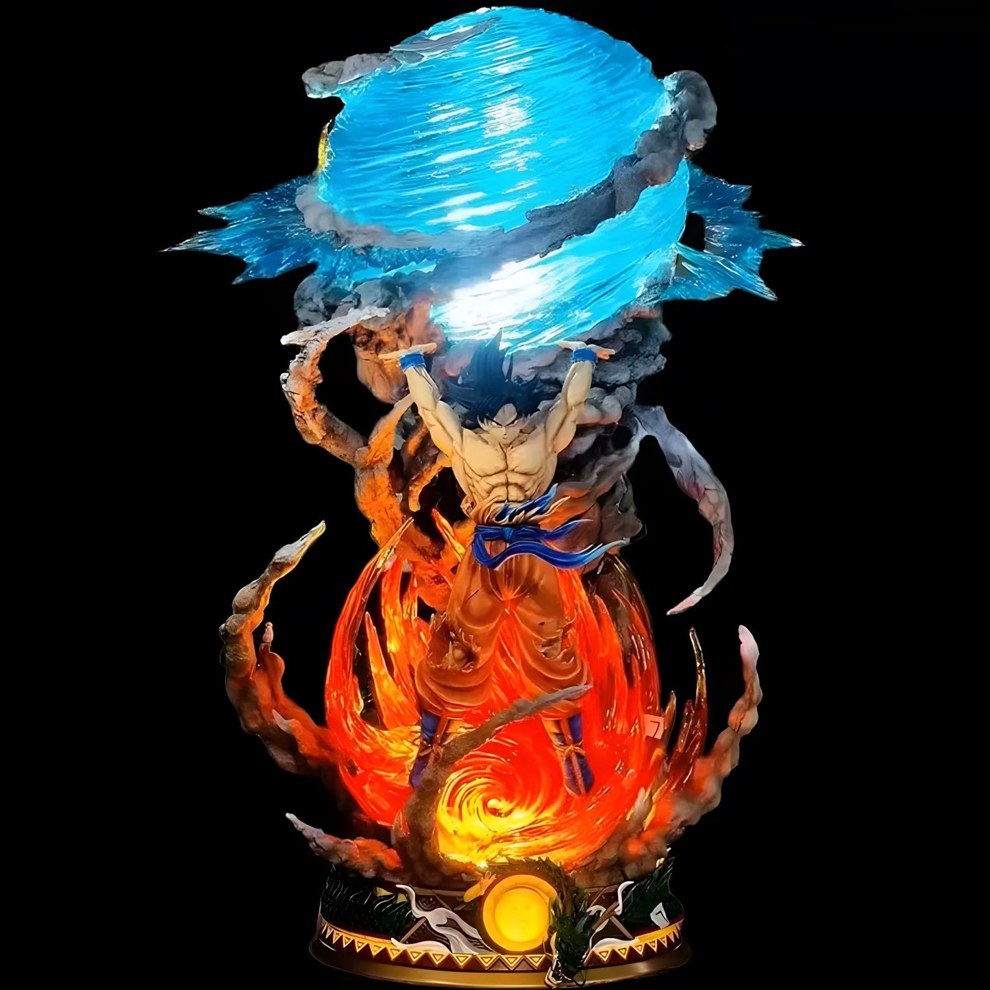 Figura Única del "Guerrero de la Bomba Universal"- 22CM - REMASTERIZADA - PVC y RESINA